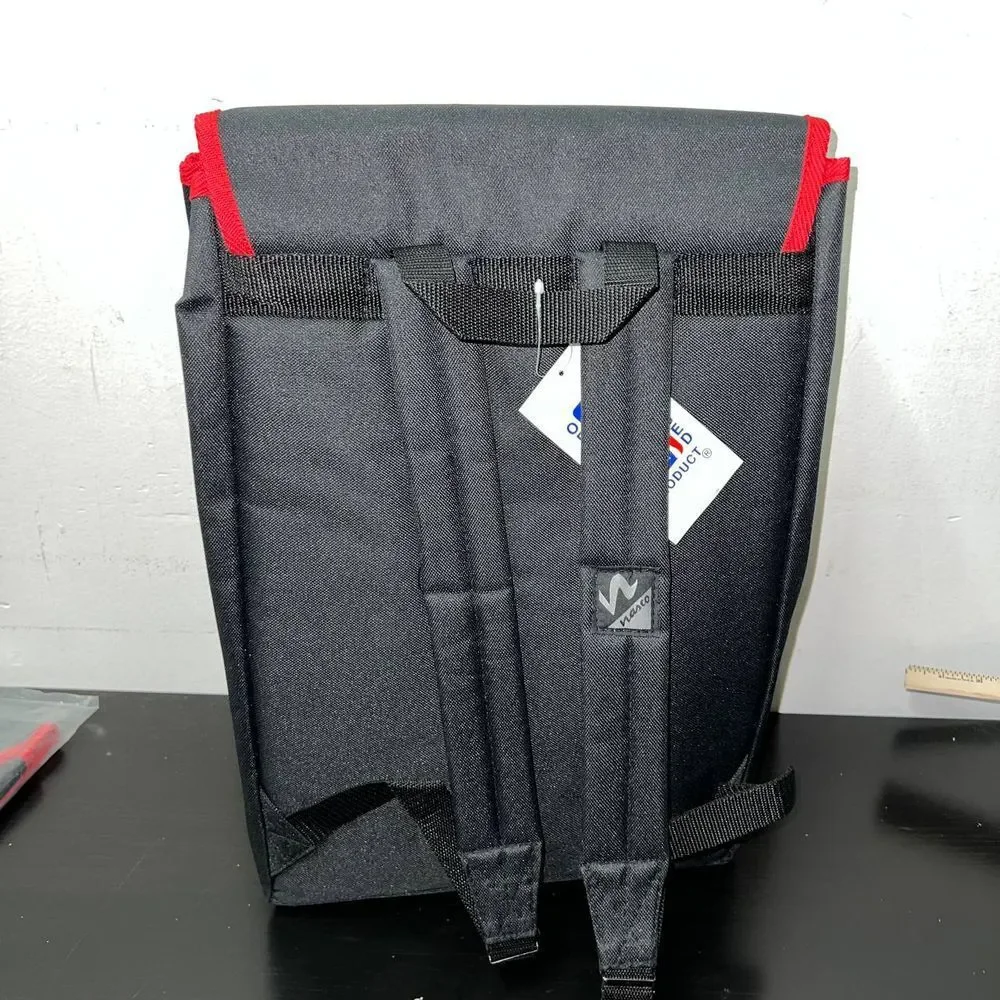 Vintage Chicago Bulls Retreat Backpack Bag Red NBA Nasco‎ Little America
